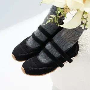 소가죽 데트 키높이 메리제인 슈즈 4.5cm
