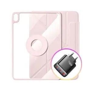 고품질 아이패드 미니 7세대 분리형 마그네틱 케이스+Toocki 40W 고속충전기 분리형케이스 (WFK3AFO)