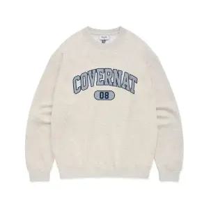 COVERNAT 커버낫 아치 로고 맨투맨 오트밀 CO2401CR12OT 1434411