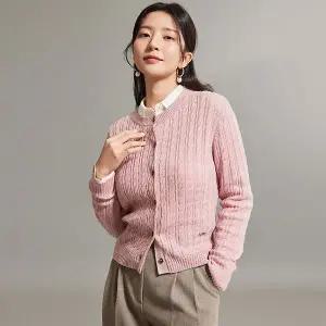 클라비스 누적 8만장 촉감니트 케이블 긴팔 가디건_CVCKE4902N
