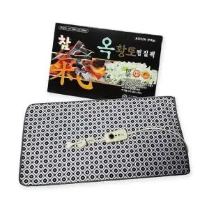 고품질 대신 참숯 大형 전기 찜질기 참숯 옥 황토 찜질팩 온열 결림 (WB3C6CE)