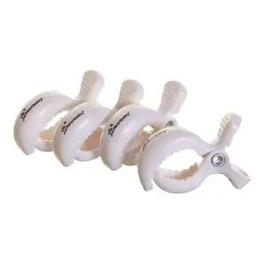 [골드스마일]유모차 클립 4p 화이트 F2210