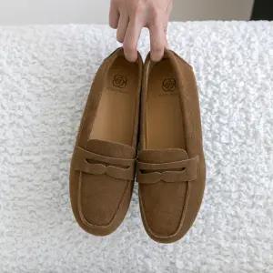 [분홍코끼리](가죽천재) 심쿵 심플 가죽로퍼(3cm)