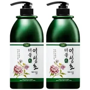 더블모 어성초 샴푸 대용량 약산성 두피 각질 비듬 삼푸 1000ml 2개