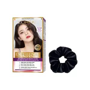 로레알파리 엑셀랑스 듀오 크림 염모제 1개/ 세계1위 염색약/듀오 크림/애쉬 + 스크런치