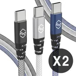 [1+1 펜스 케이블] C타입/8핀/5핀 USB 고속 충전케이블 아이폰 갤럭시 충전기 애플 삼성 호환 핸드폰