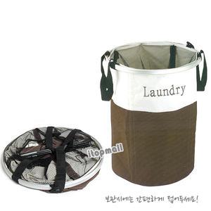 키친아트 알루미늄 햄퍼 (원형) 지름 39 x 높이 52 cm 보관함 빨래바구니 분리수거함 장난감정리 속옷정리