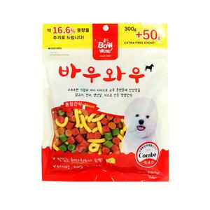 바우와우 혼합간식350g 애견간식