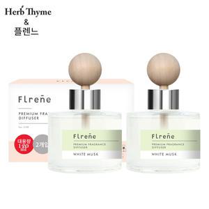NEW 플렌느 차량용 디퓨저 120ml 2개입_화이트무스크