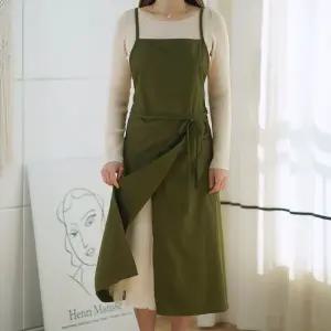 트임 롱 방수 앞치마 바리스타 카페 미용실 네일샵 미술 도예 공방