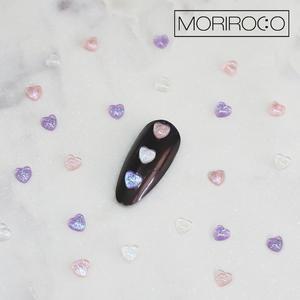 모리로코 글리터 미니하트 네일파츠 50개입 네일재료 네일아트 네일스톤