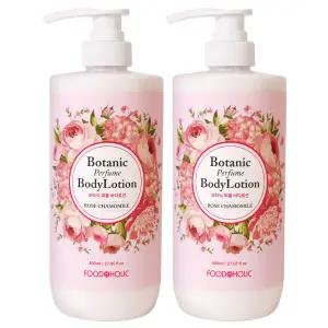 (1+1)푸드어홀릭 보타닉 퍼퓸 바디로션 로즈 캐모마일 800ml/향이좋은 대용량 바디밀크