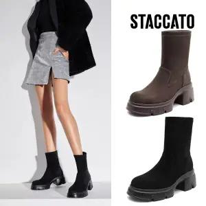[롯데백화점]스타카토 [정상가: 279,000원 Early Boots 예약주문] 여성 하프부츠 QUEENZ01_S6323_2COLOR