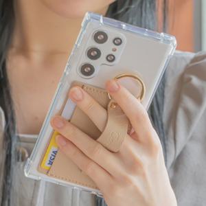갤럭시 S10 S9 S8 플러스 5G 휴대폰 케이스 핑거링 2장 카드수납 포켓그립 클...