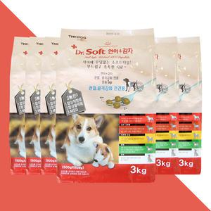 더독 닥터소프트 연어감자3kg 6개 + 계란찜 1박스 랜덤 증정