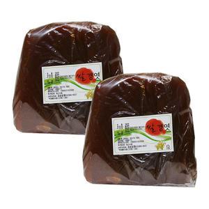 쌀갱엿 900g 2개(1.8kg) 갱엿 콩나물식혜 쌀조청 100%