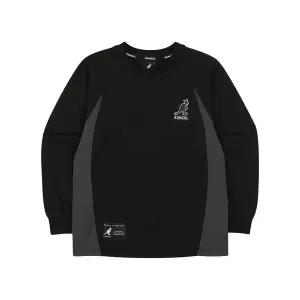 [캉골키즈](센텀시티점)GOAT 우븐 믹스 티셔츠 QA 0016 블랙