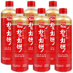 한라 참치액 900ml x 6개