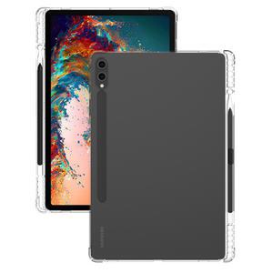 갤럭시탭S9 FE 플러스 12.4/SJ70 슬롯쿠션 젤리 범퍼 TPU 케이스 커버/SM-X610 X616 S펜 수납 S9 FE+