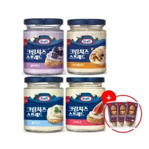 크래프트 크림치즈 2병 + 브라운브레드3봉 증정 (플레인/블루베리/호두/무화과)