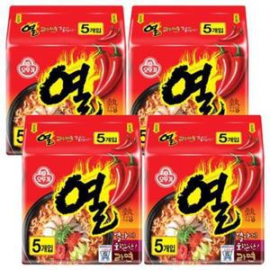 [오뚜기]  열라면 봉지라면 120g 20개