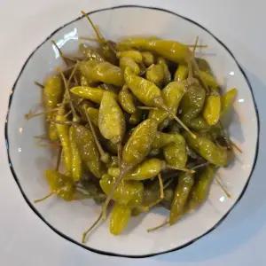 반찬연구소 산고추 장아찌500g/1kg 새콤매콤한 맛 별미 간편반찬