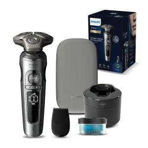 필립스 SkinIQ 9000 프레스티지 시리즈 전기면도기 SP9841/32 브라이트 크롬