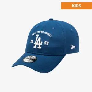 [뉴에라키즈](의정부점)[키즈] MLB LA 다저스 시티 슬로건 언스트럭쳐 볼캡 송 버드 블루