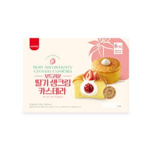 삼립 부드러운 딸기 생크림 카스테라 6입 1박스