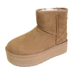[UGG]미국 어그 W 클래식 미니 플랫폼 부츠 체스트넛 1134991-CHE