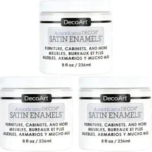 DecoArt Americana Decor Satin Enamels 아크릴 페인트  8oz x 3