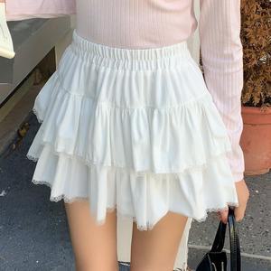 BANHANY 베나 밴딩 레이스 캉캉 러블리 미니 스커트 1color