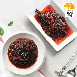 [품질보장][이광석장인]깻잎무침1kg+고들빼기1kg 밥도둑 참기름 반찬 젓갈 대용량 밥맛