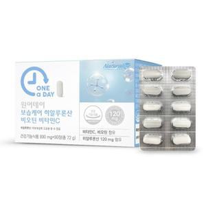 네추럴라이즈 원어데이 보습케어 히알루론산 비오틴 비타민C 800MG 90정 피부보습