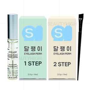 스노우 달팽이 펌제 1+2제세트(10회용)+MD엠디 코팅에센스9ml 속눈썹펌재료