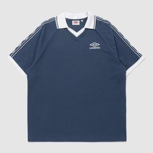 [엄브로] BLOKE OG 와플 반팔 카라 티셔츠 네이비 UQ221CRS52TNY0