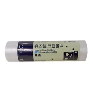 유즈웰 크린롤백 500매 30cmX40cm/크린랩롤백/롤비닐팩/비닐롤백/롤봉투/롤비닐봉투/롤백특대/롤크린백