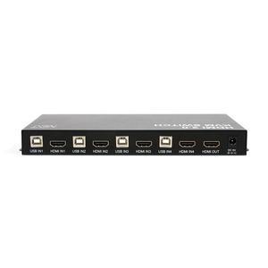 USB HD엣지MI 4포트 KVM스위치 4K 키보드 마우스 PC제어