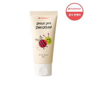 더블하트 시어 세이프 순한 베이비 선크림 50ml (SPF50+ 무기자차)