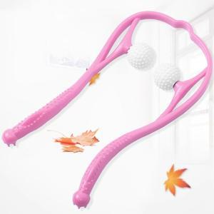 (블루) 목 어깨 뒷목 지압기 마사지기 마사지 볼 골프공 안마/지압/도구/롤러/베개/찜질/복부/뱃살/기계/기