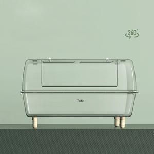 (단독발송)타핏 클리어뷰 햄스터 케이지 62cm 투명(C01)