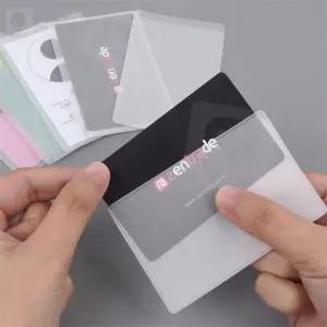 반투명 PVC 카드 케이스 1P 카드 수납 홀더
