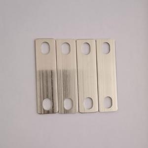 4pcs 도금 구리 버스 바 M8 커넥터 스트랩 클립 폴 접촉 LiFePO4 셀용 55mm 중앙 구멍 피치