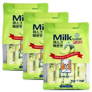 밀크 클래식 쌀과자 머스크 메론맛 240gX3개
