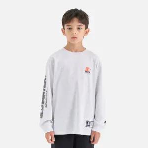 [차일디] 스타터블랙라벨키즈 (ST253ILS01-MWH) 소매 그래픽 티셔츠