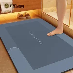 빨아쓰는 규조토 주방 발매트 큼직한 50x80cm 욕실 화장실 소프트 매트