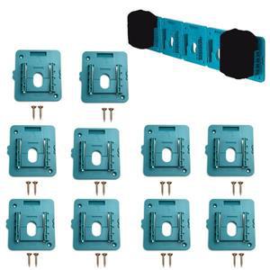 Makita/Bosch 18V 리튬 이온 배터리 보관함용 5/10개 홀더 Makita BL1860 벽걸이 도크 스탠드