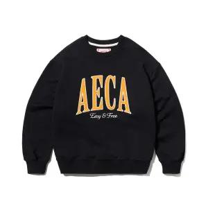 [기은세 PICK]AECA ARCH FELT SWEAT SHIRTS-BLACK 292187