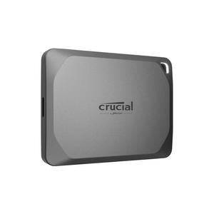중요한 X9 Pro 4TB 휴대용 SSD, 최대 1050MB/s 읽기 및 쓰기, 3.2 USB-C, 외장 솔리드 스테이트 드라이브, PC Mac용 내구성 있는 스토리지, 전문 크리에이터를 위한 실버 - CT4000X9PROSSD902