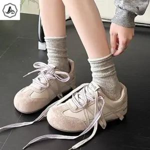 [애슬릿] 여성 운동화 스니커즈 패션 스웨이드 발 편한